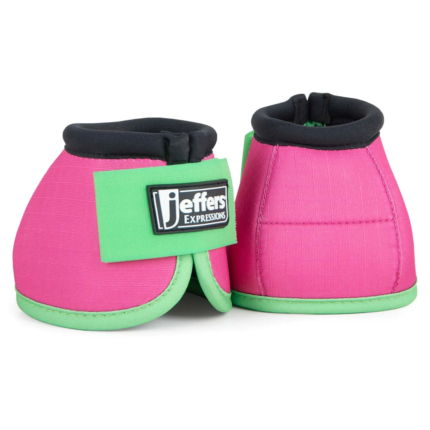 Jeffers Protective Neon Bell Boots for Horses