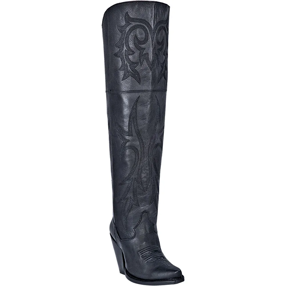 Jilted Embroidered Snip Toe Cowboy Boots