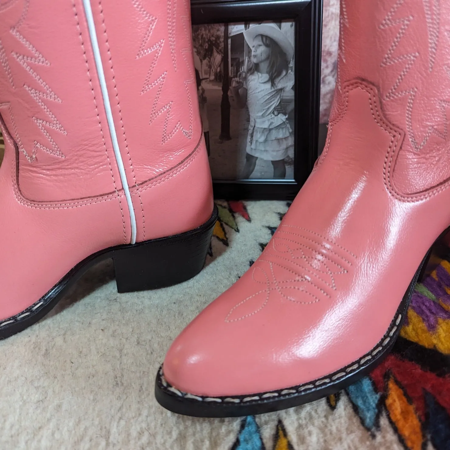 Kids' Boots in Pink by Old West 8119