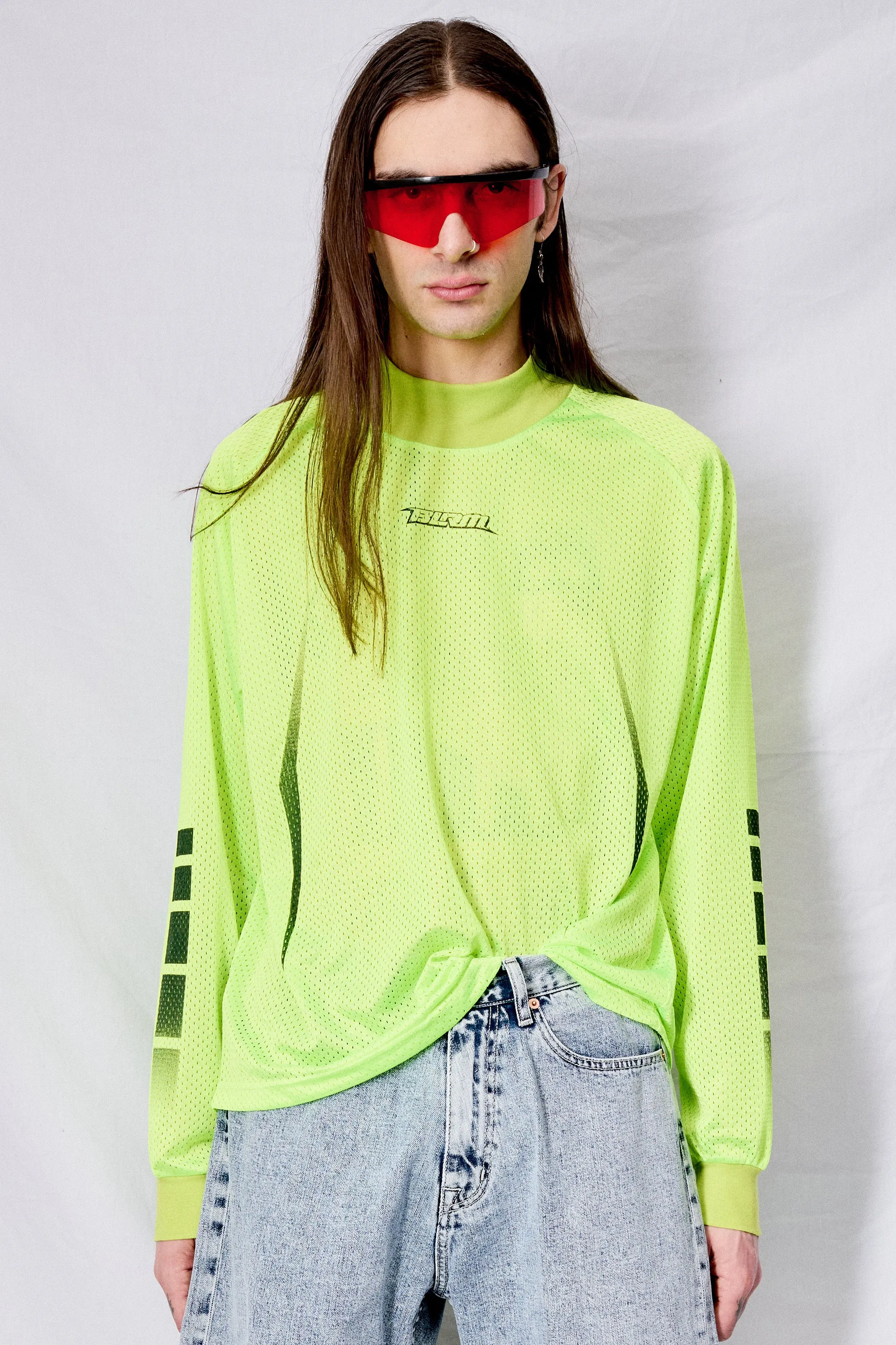 Lime Petrol Long Sleeve T-Shirt