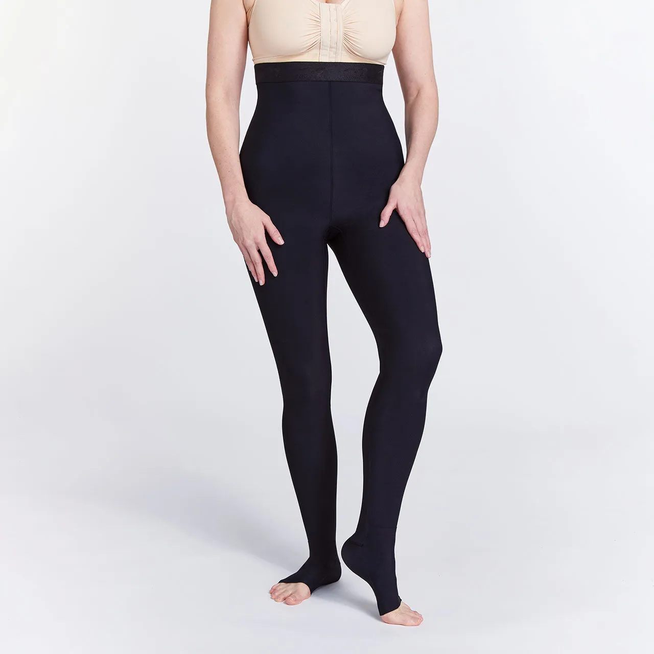 Lipedema Early-State Everyday Management Legging with FlexFit Comfort Ankle™ | 15-20 mmHg | Style No. LIEMLES