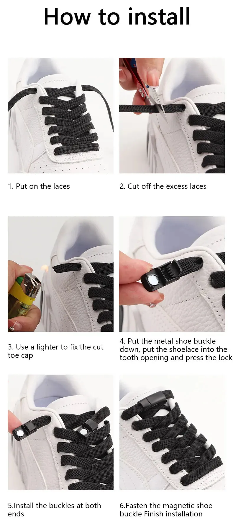 Magnetic Shoelaces