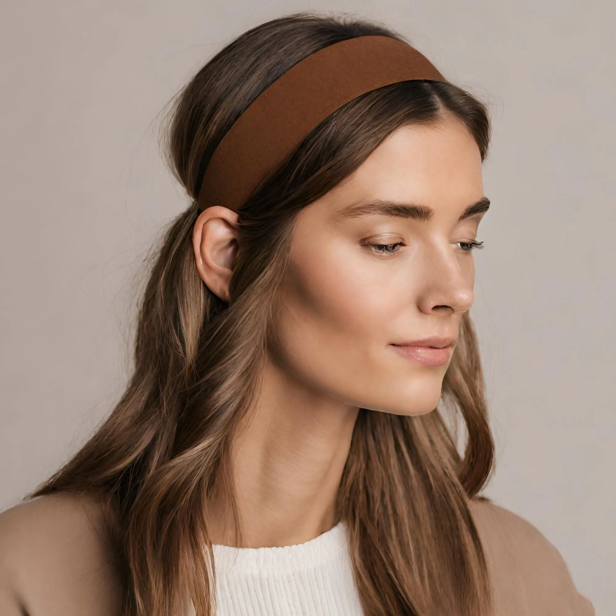 Maroon Cotton Headband