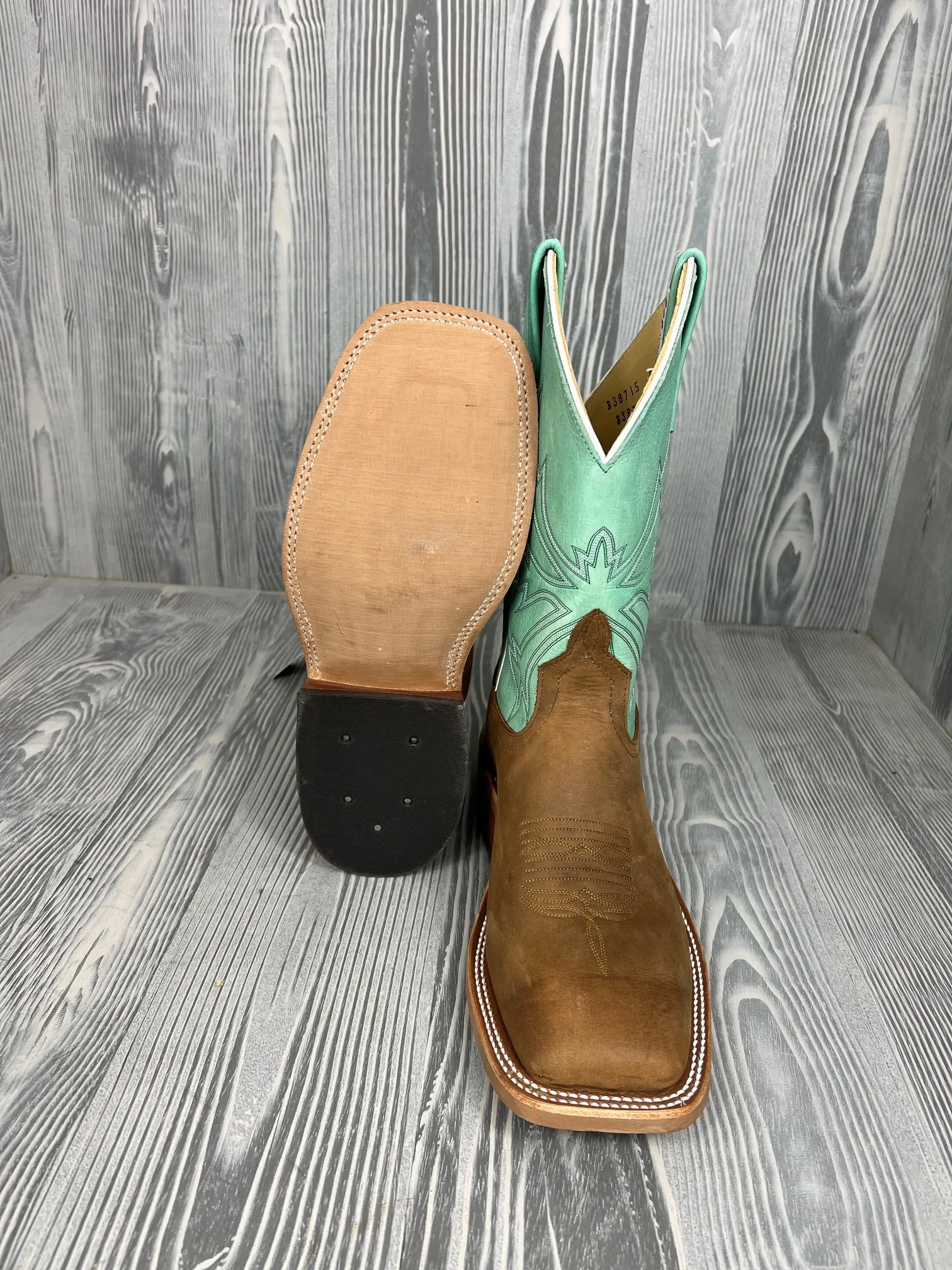 Men's Anderson Bean Oakwood Crazyhorse with 11" Green Super Oil Tops