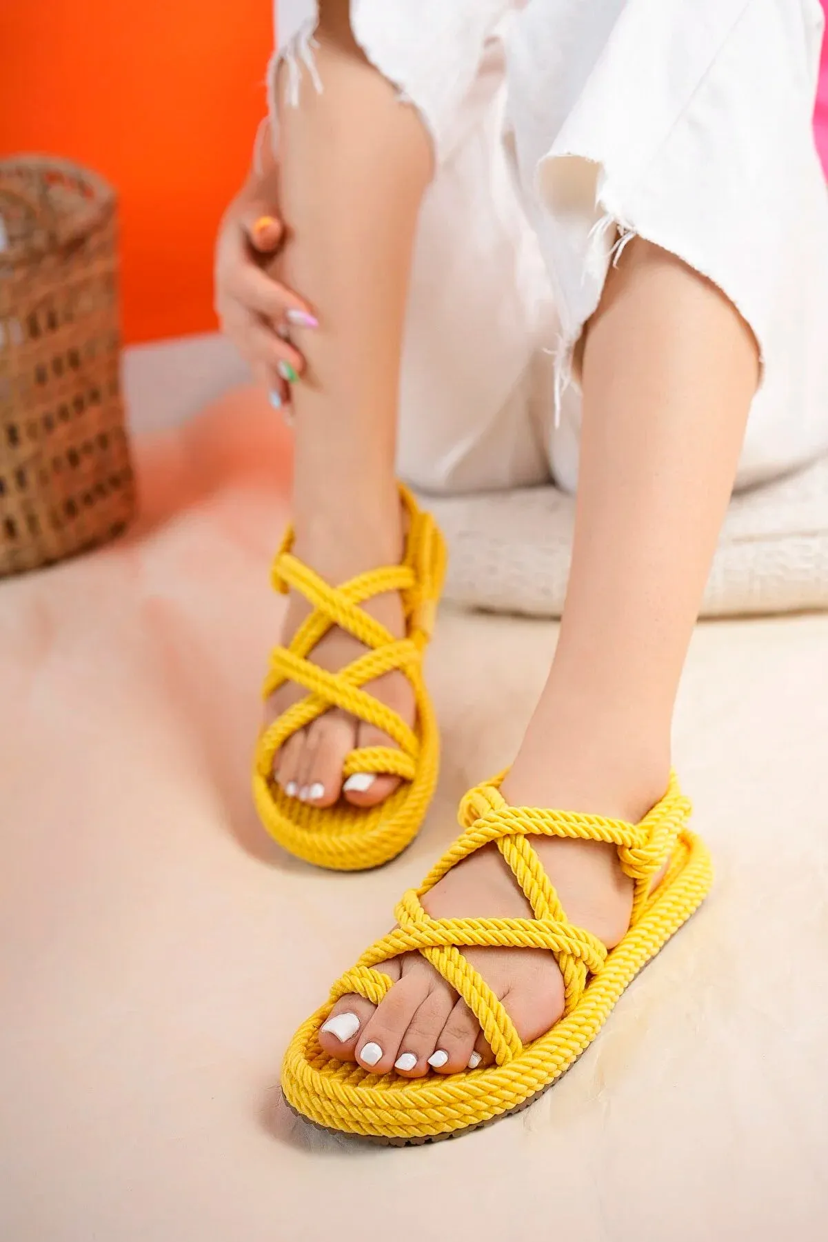 Meyra's Shoes Women's Rope Sandals