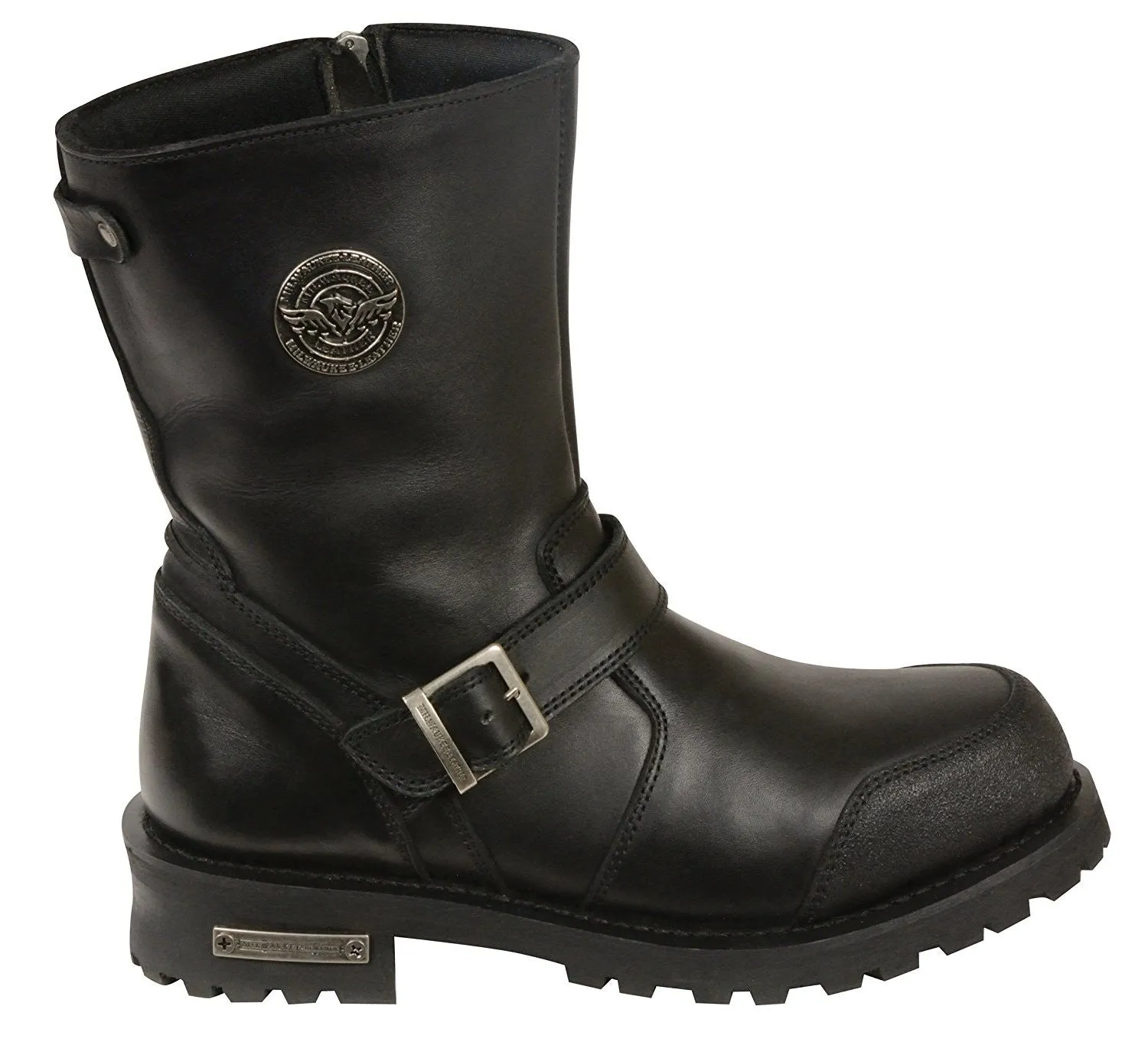 Milwaukee Leather Men's Classic Engineer Boot w/Abrasion Guard