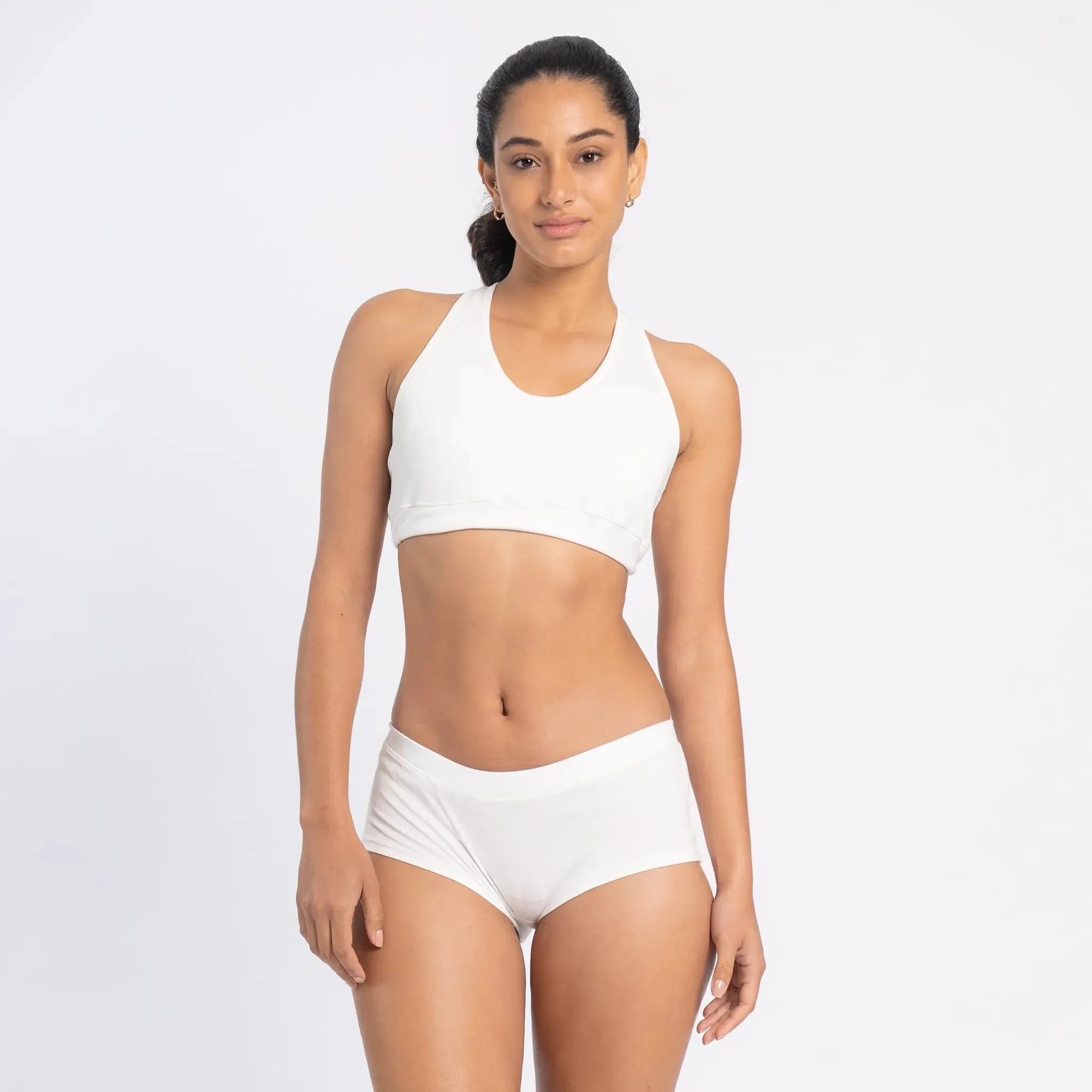 Mix 3 Pack - Women's Organic Pima Cotton Bralette & 2 Panties