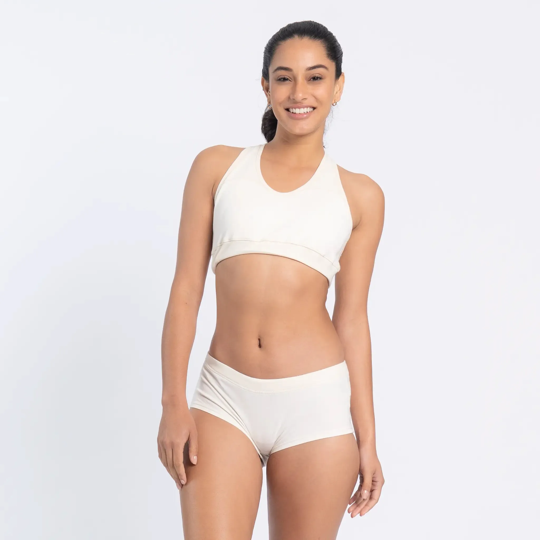 Mix 3 Pack - Women's Organic Pima Cotton Bralette & 2 Panties