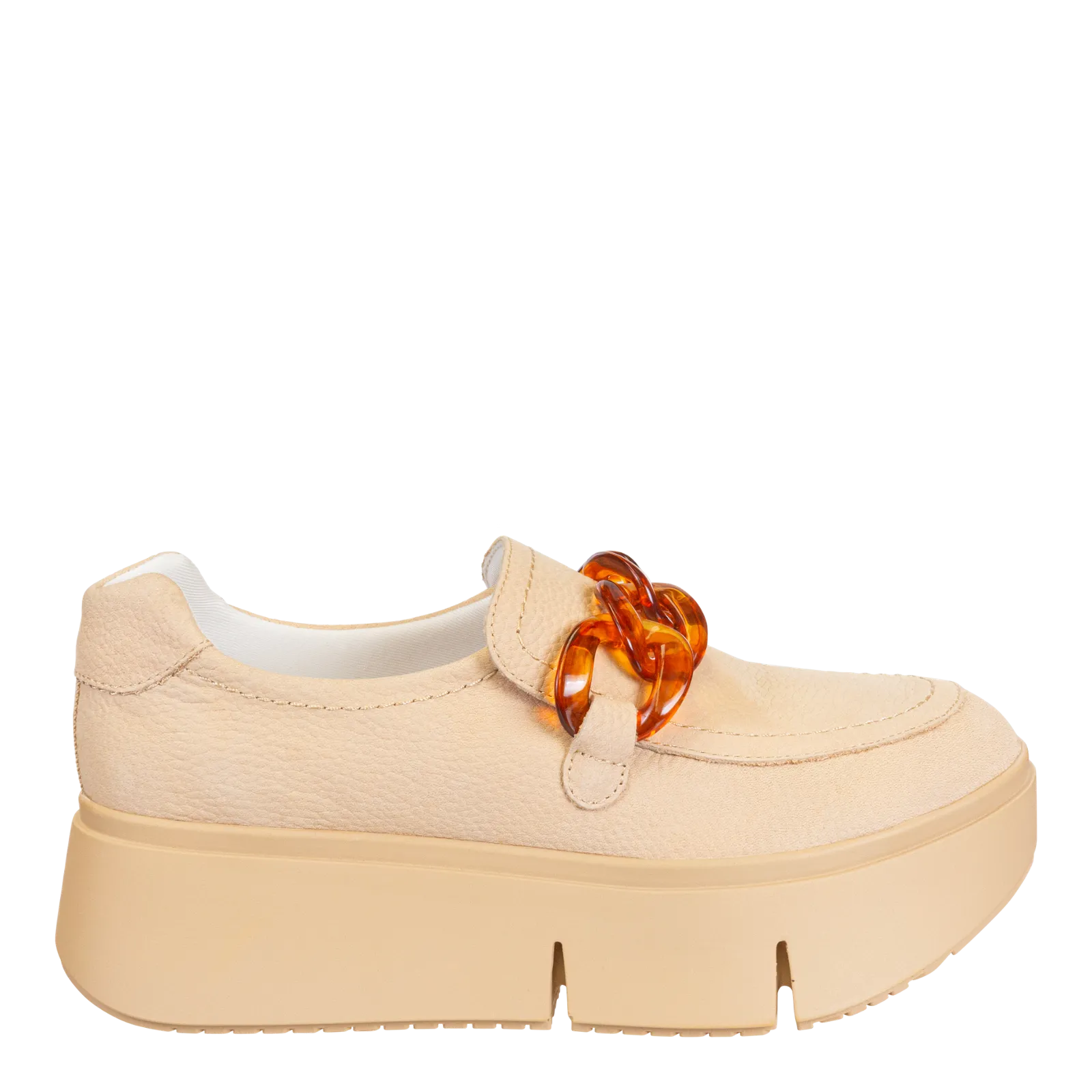 NAKED FEET - PRINCETON in BEIGE Platform Sneakers