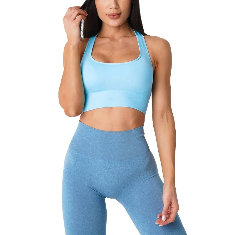 Nvgtn Ignite Seamless Sports Bra Spandex Fitness Top Elastic Breathable bralette