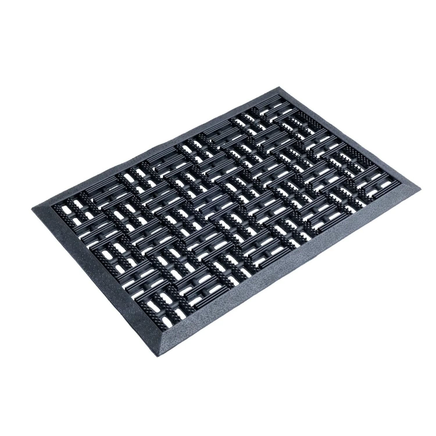 OnlyMat Criss-Cross Rubber Pin Entrance Door Mat - 40cm x 60cm - Indoor / Outdoor, Waterproof