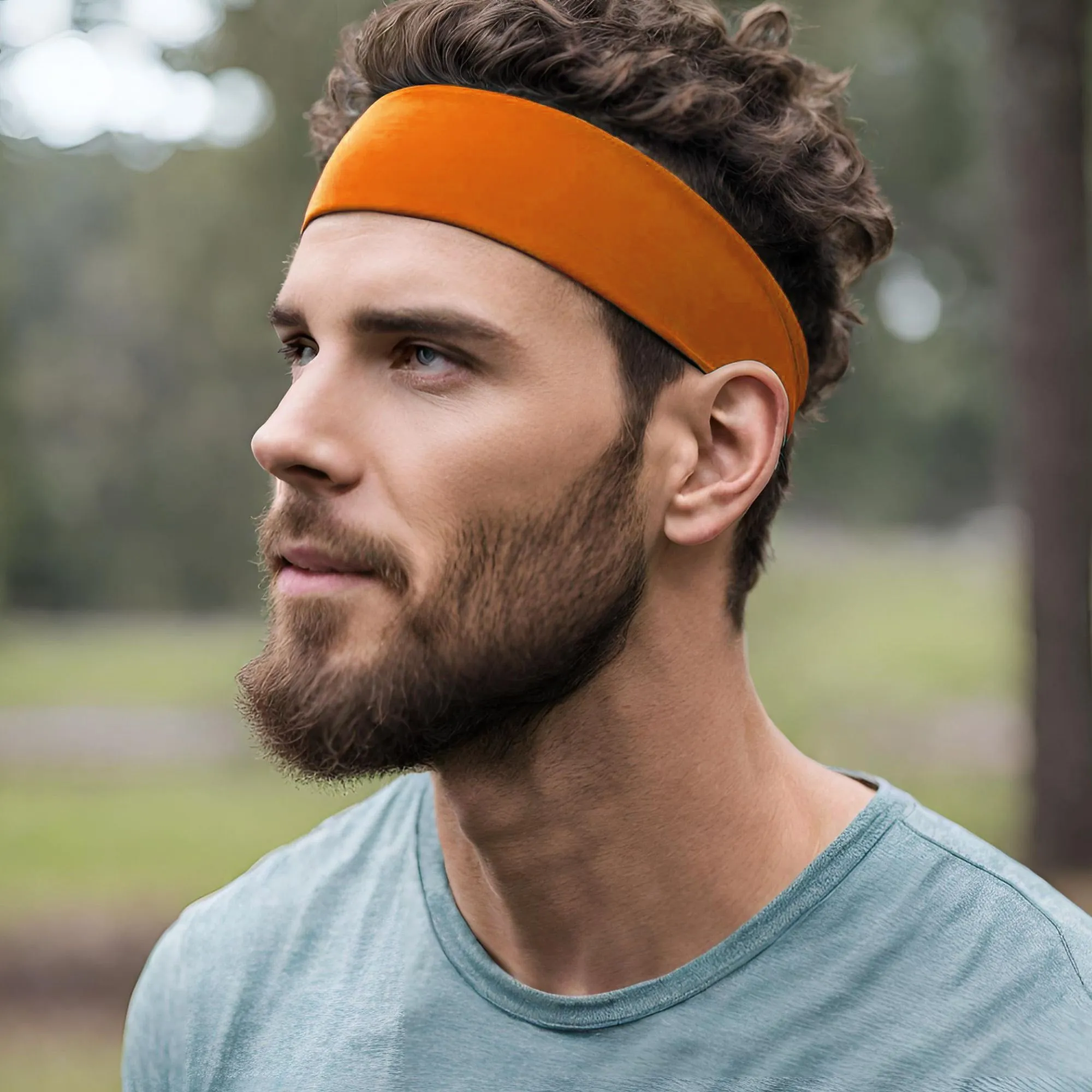 Orange Cotton Headband