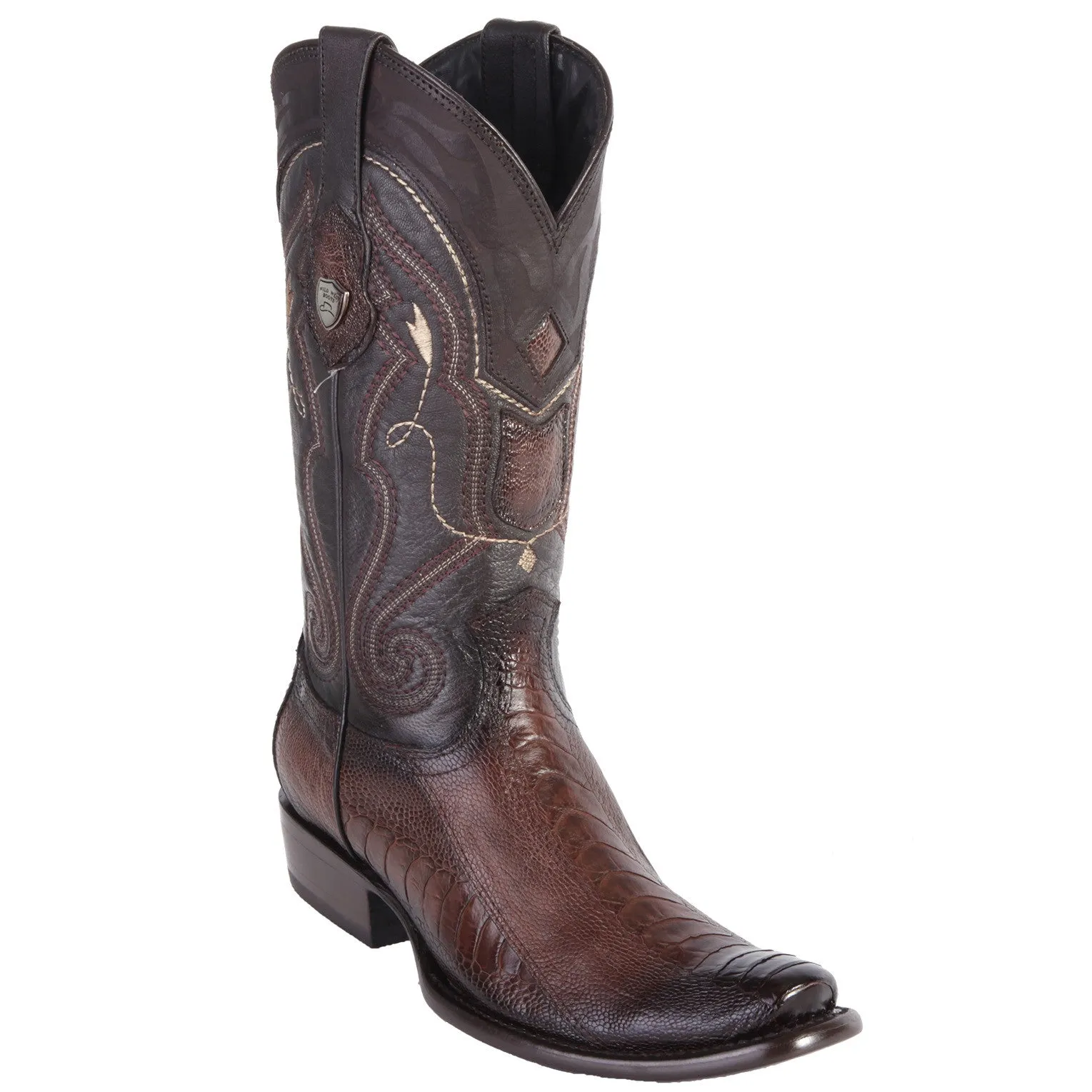 Ostrich Leg Mens Cowboy Boots Dubai Toe