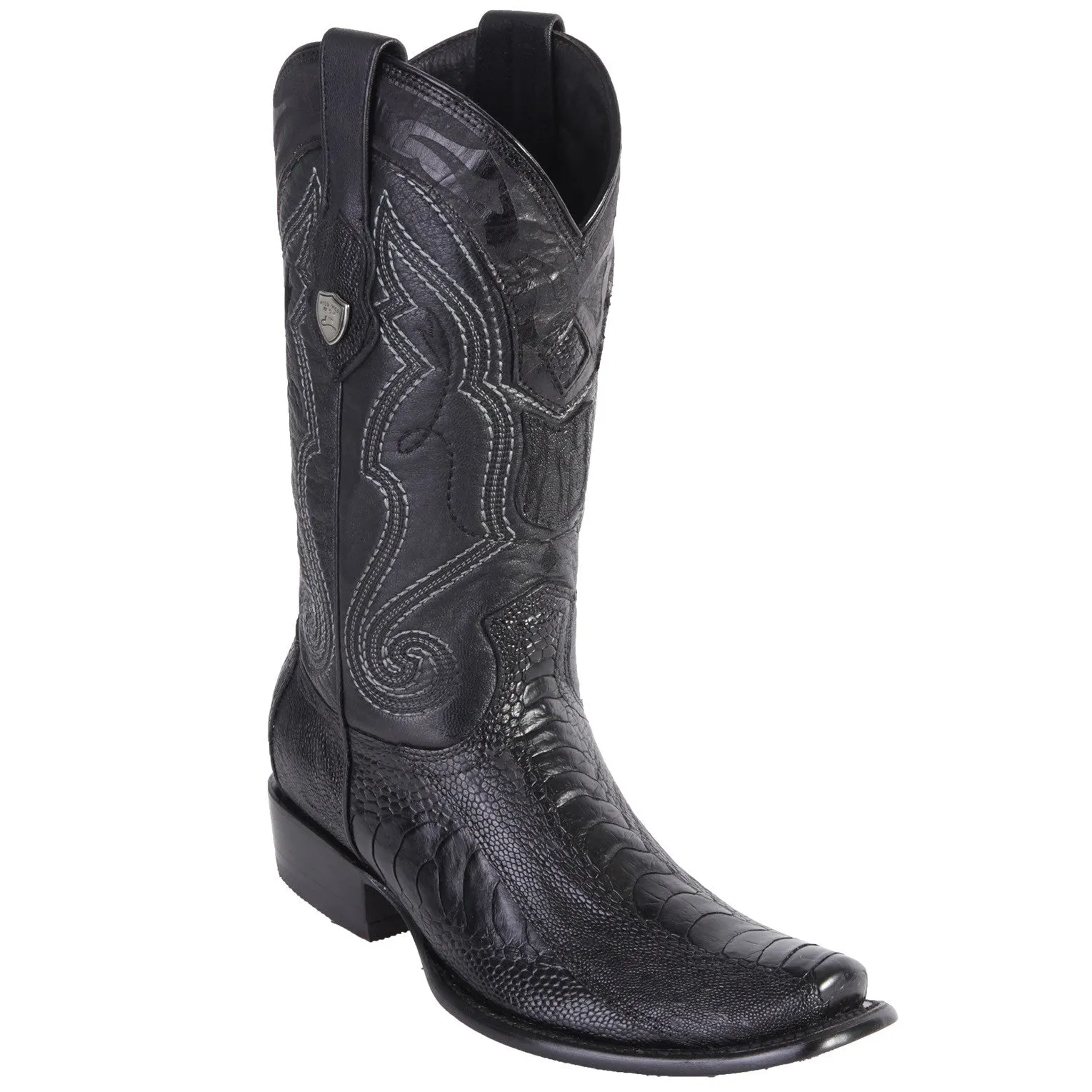 Ostrich Leg Mens Cowboy Boots Dubai Toe