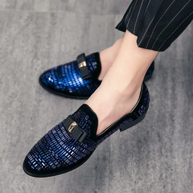 Patent Leather Rivet Loafers