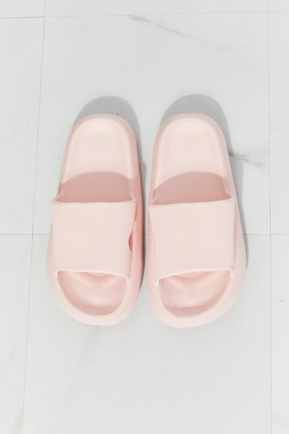 Pink Open Toe Slide