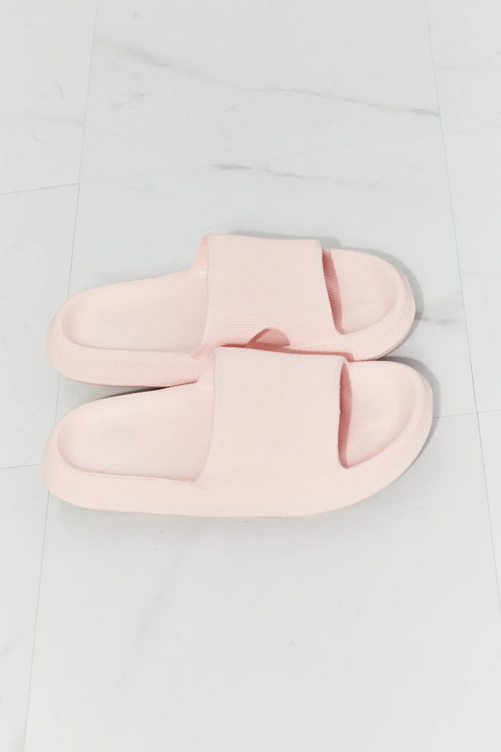 Pink Open Toe Slide