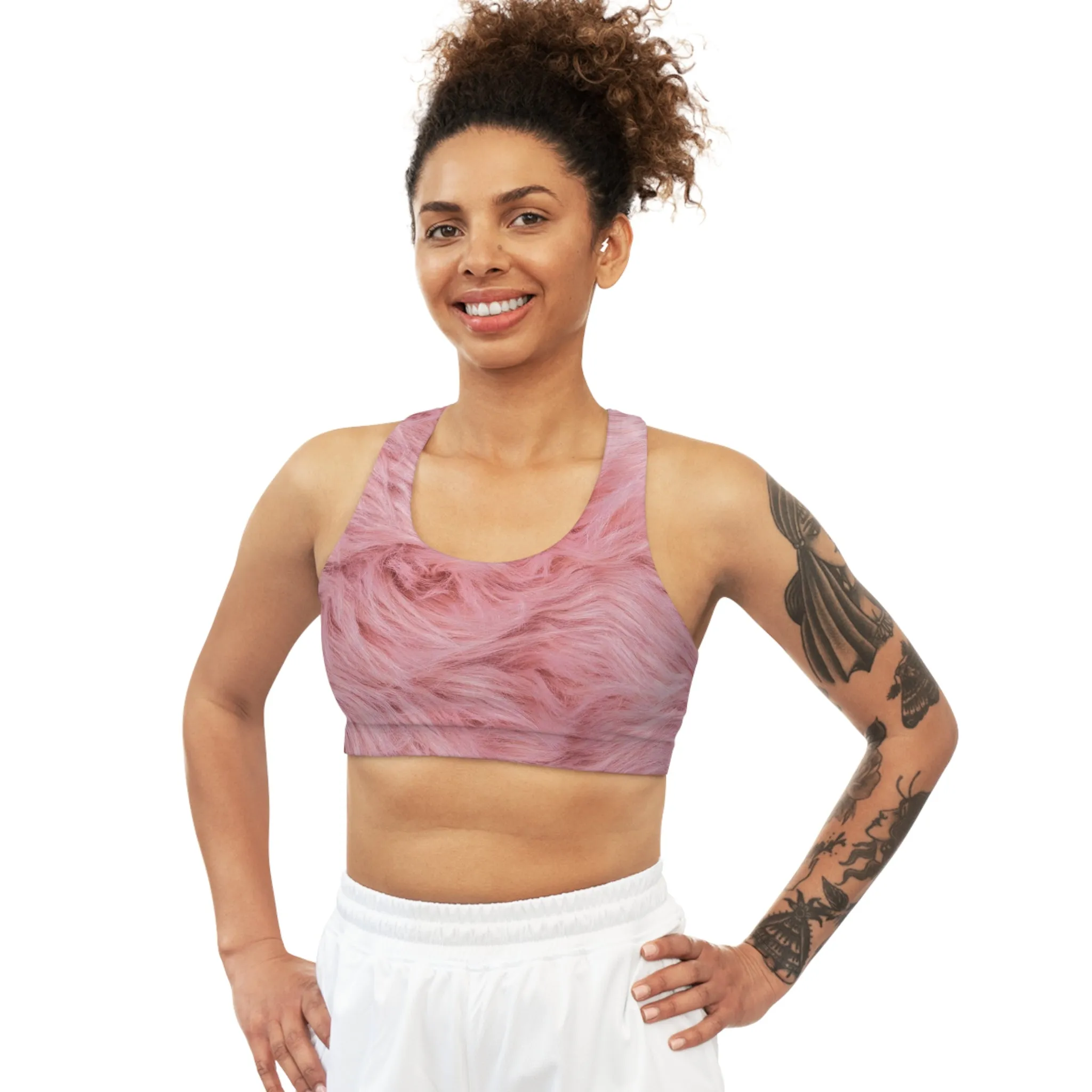 Pink Teddy - Inovax Seamless Sports Bra