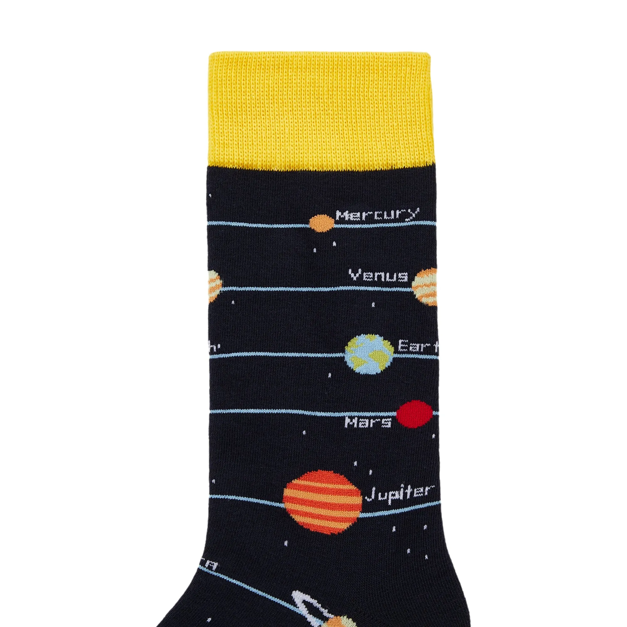 Planetary Printed Crew Length Socks