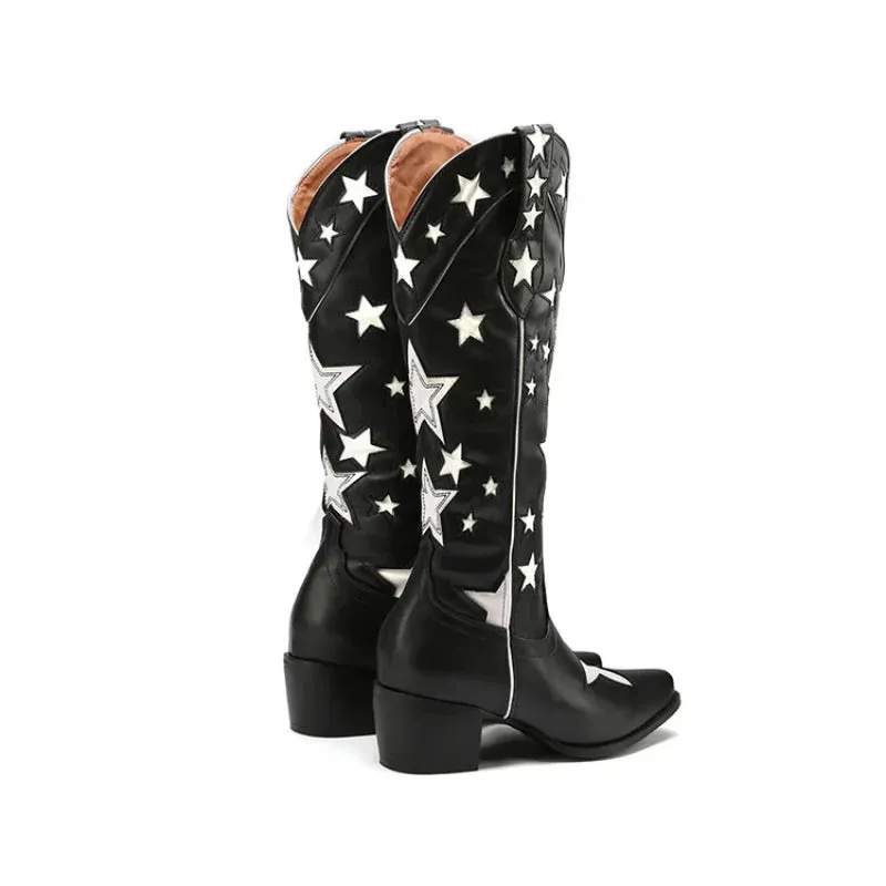 Pre Order:  Slip-on Cowgirl Long Boots