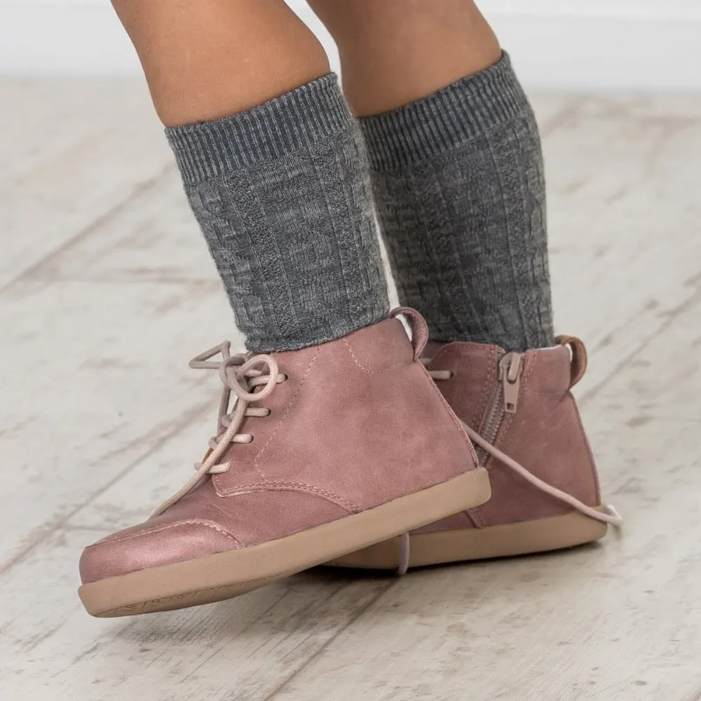 Pretty Brave Archie Boot Dusky Pink