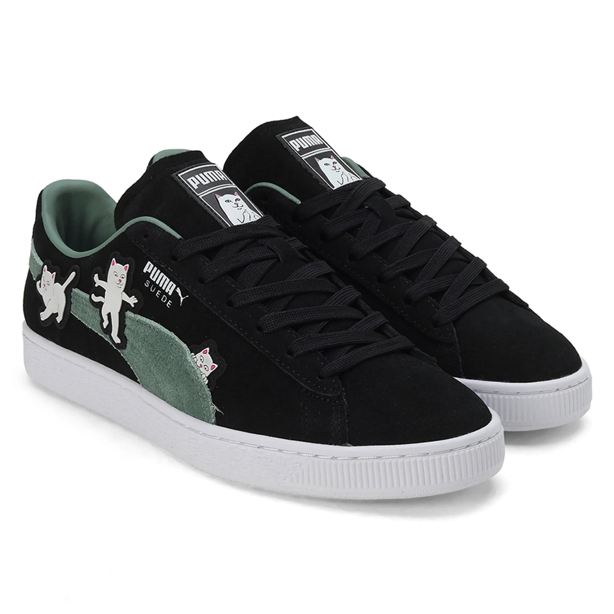 PUMA x RIPNDIP Suede Sneakers (Black)