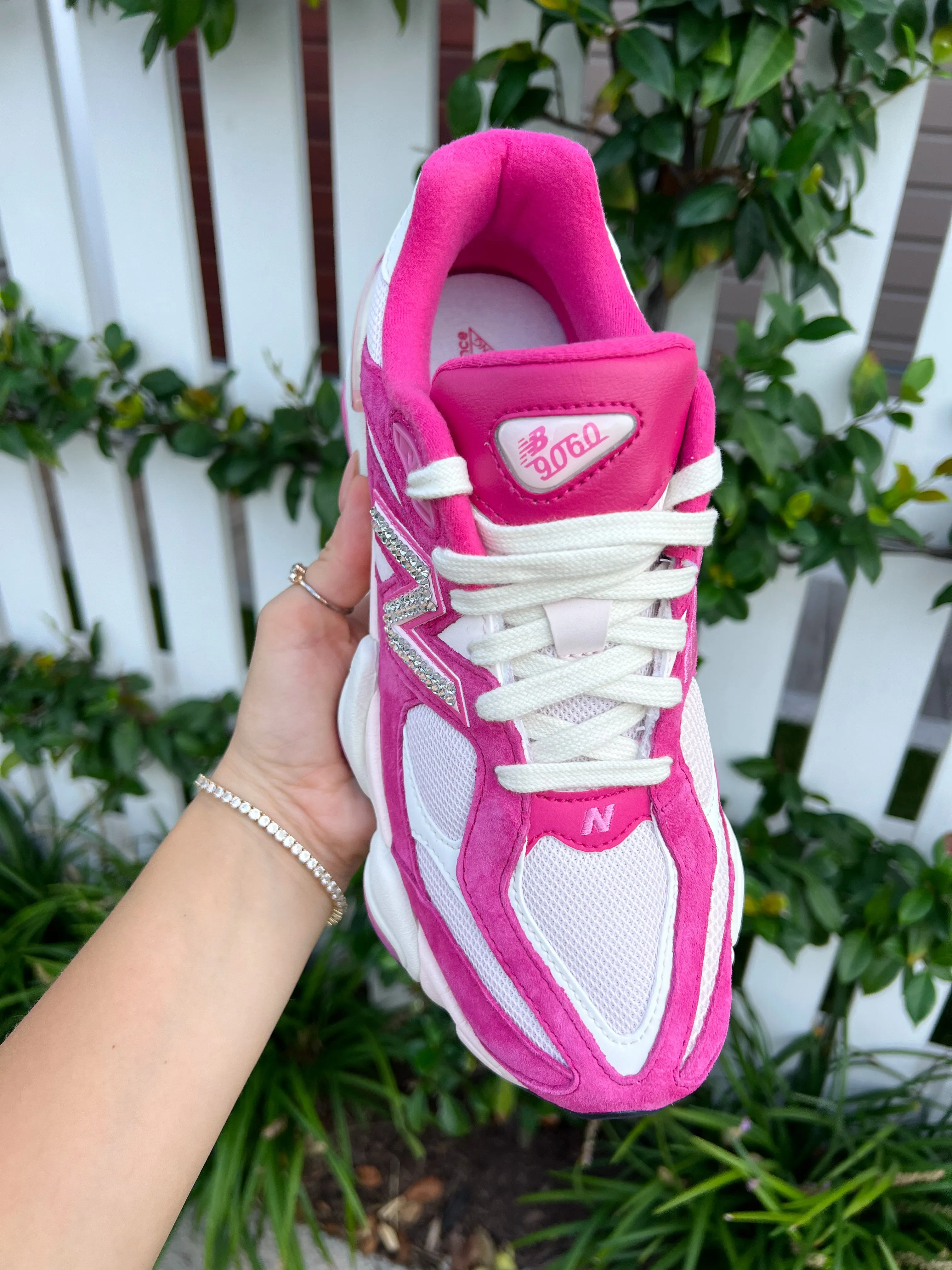 Rare Hot Pink Swarovski Women’s New Balance 9060