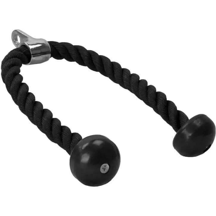 Rotating Rubber Tipped Triceps Biceps Bar