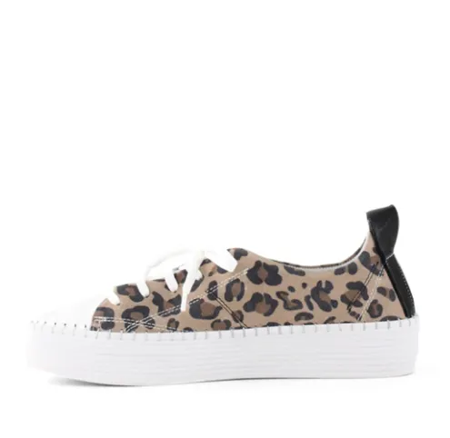 Sailor Platform Sneaker | Cameo Leopard