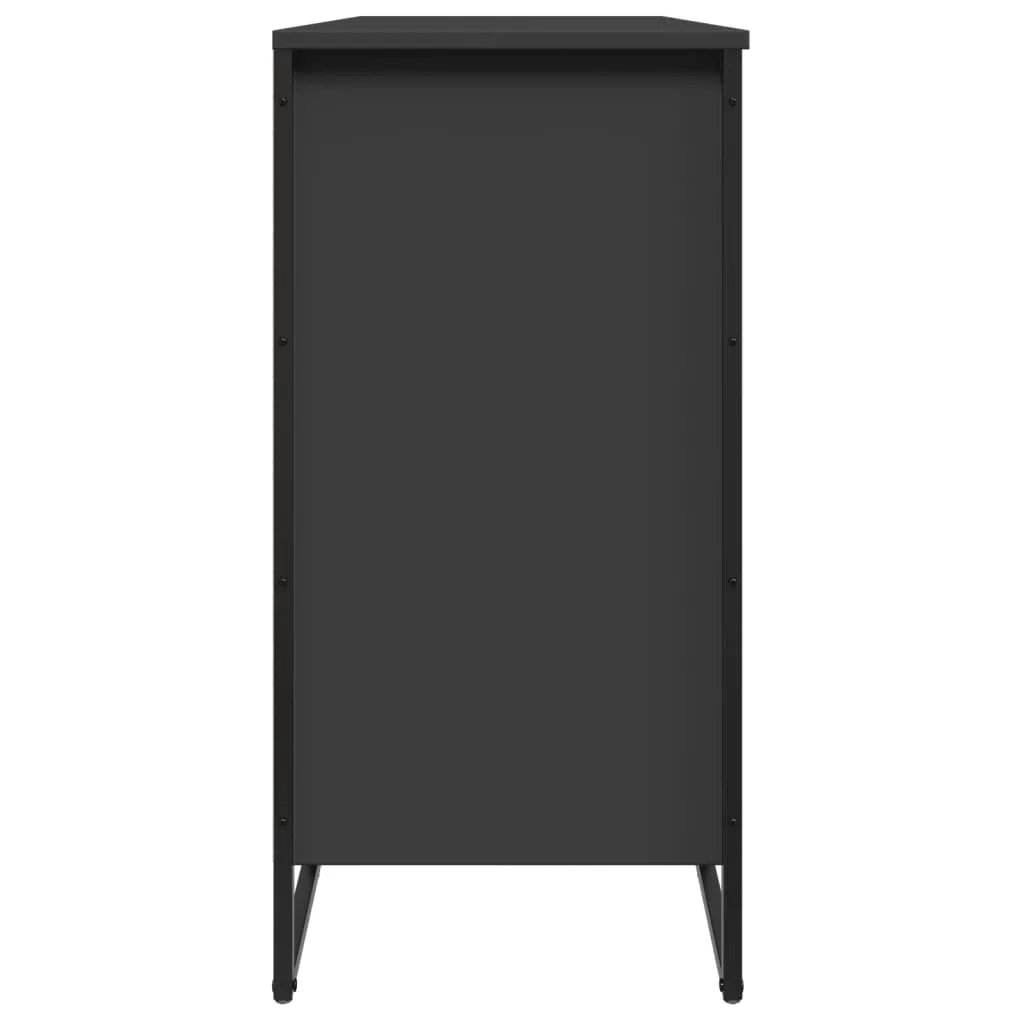 Shoe Cabinet Black 80x38x78 cm Engineered Wood