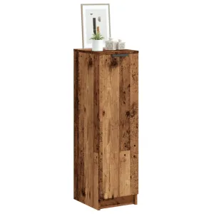 Shoe Cabinet Old Wood 29.5x35x100.5 cm Engineered Wood