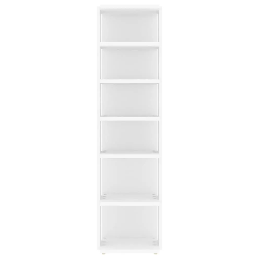 Shoe Cabinet White 27.5x27x102 cm Engineered Wood