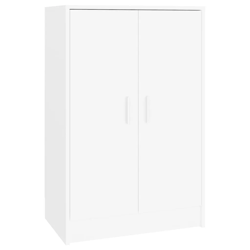 Shoe Cabinet White 60x35x92 cm Engineered Wood