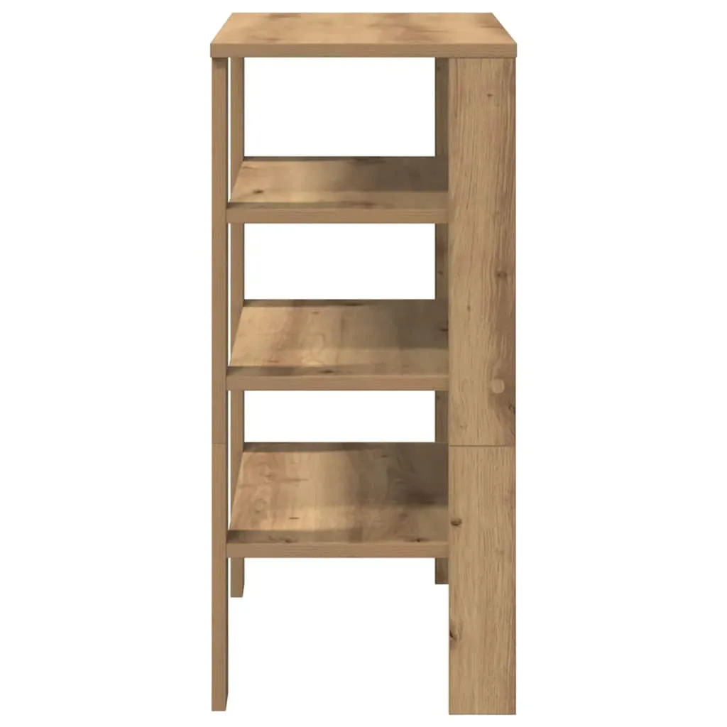 Shoe Rack Artisan Oak 61x32x70 cm Engineered Wood