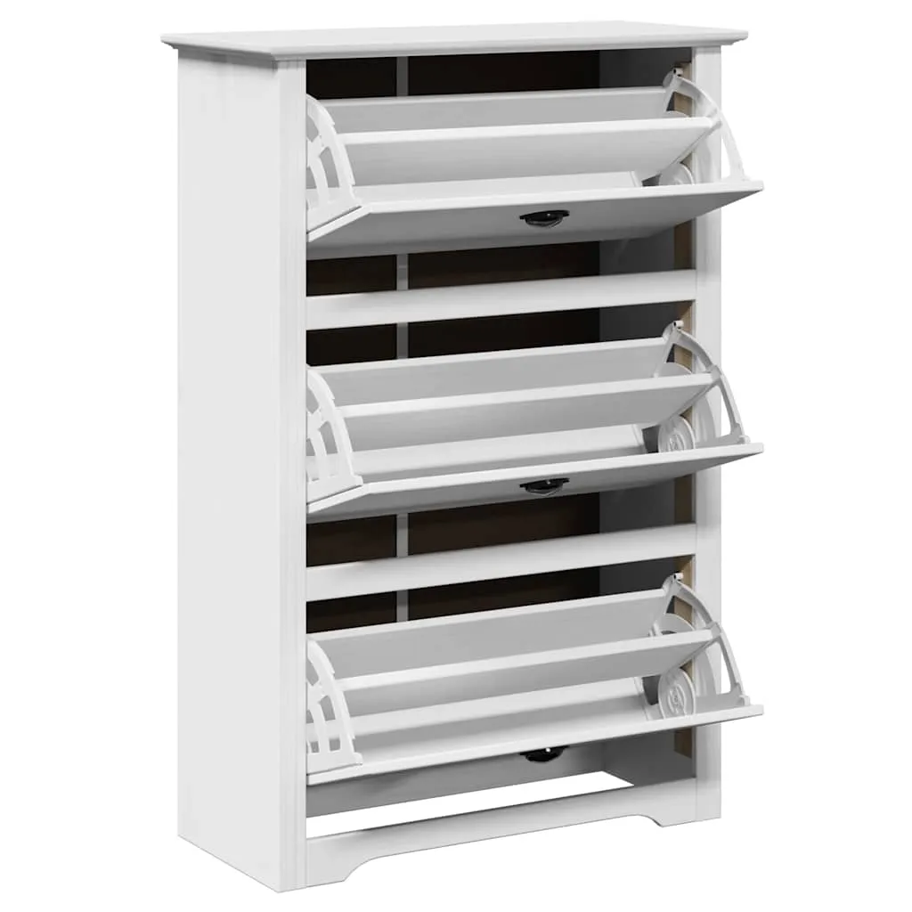 Shoe Rack BODO White 80x35x118 cm