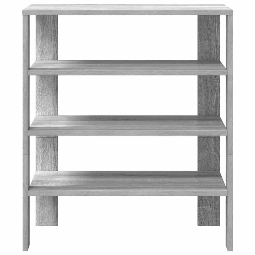 Shoe Rack Grey Sonoma 61x32x70 cm Engineered Wood