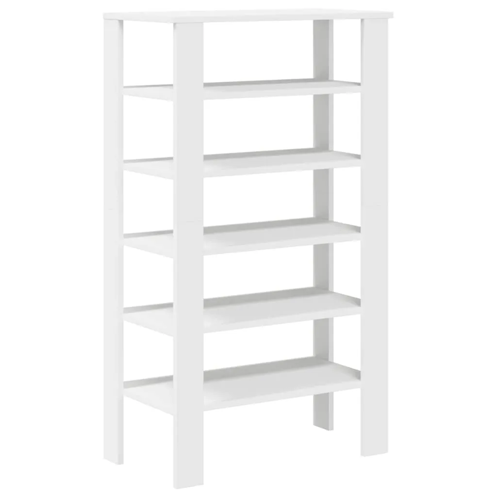 Shoe Rack White 61x32x105 cm Engineered Wood