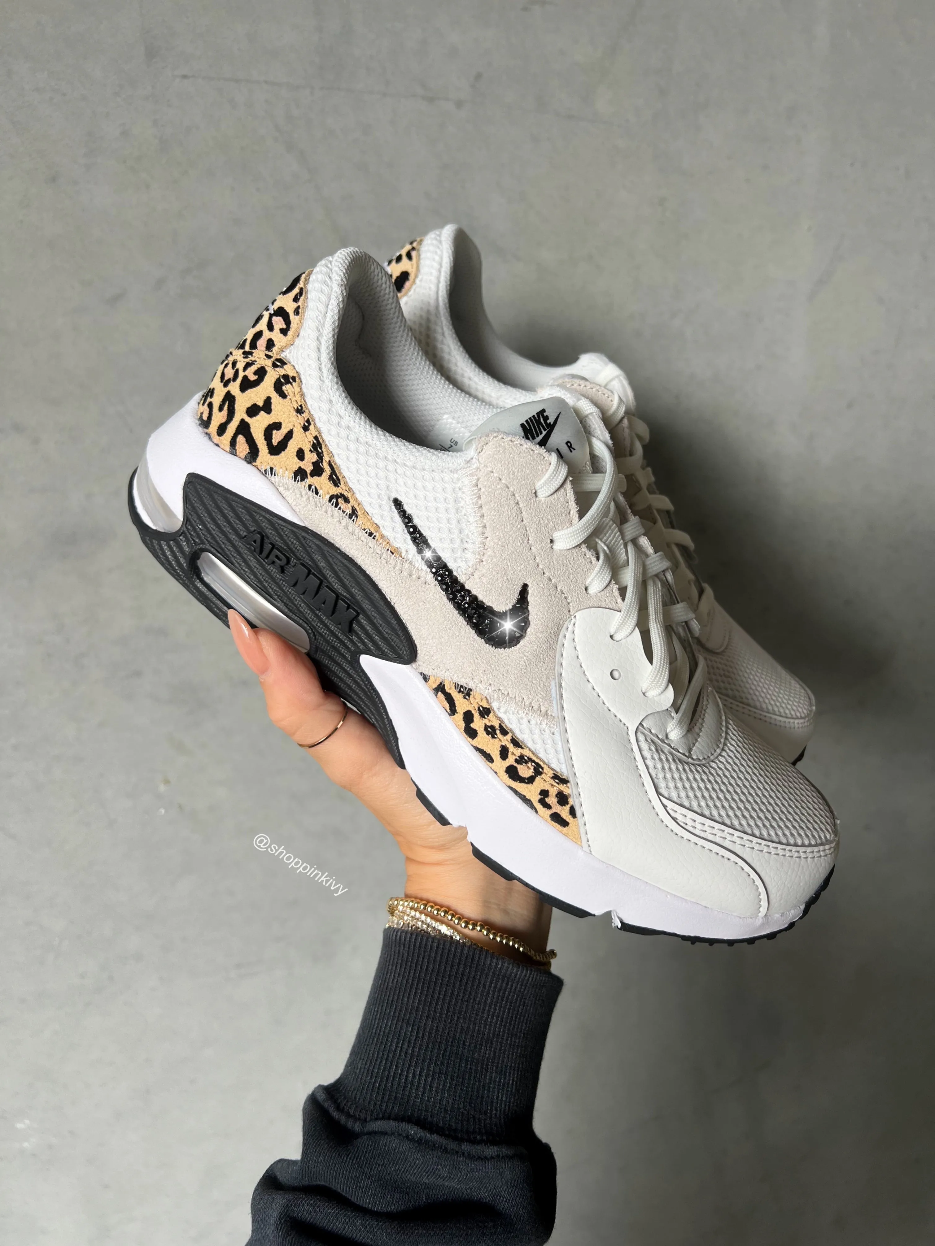 SIZE 7 Leopard Swarovski Nike Women’s Air Max