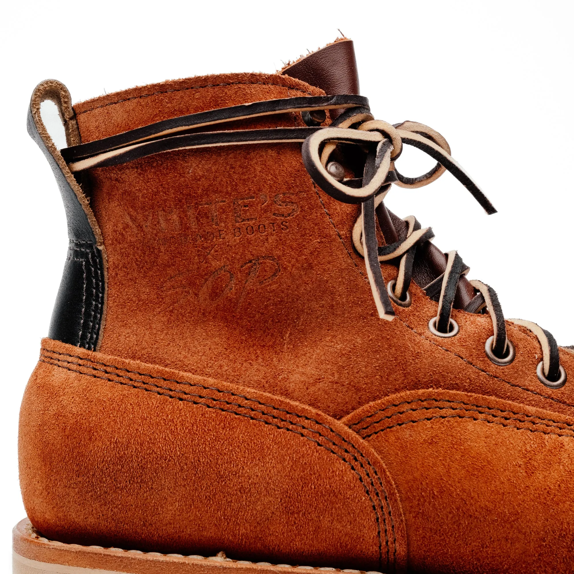 Snake Oil Provisions x White's Boots Modified Big Shooter Redwood Roughout (PRE-ORDER DEPOSIT)