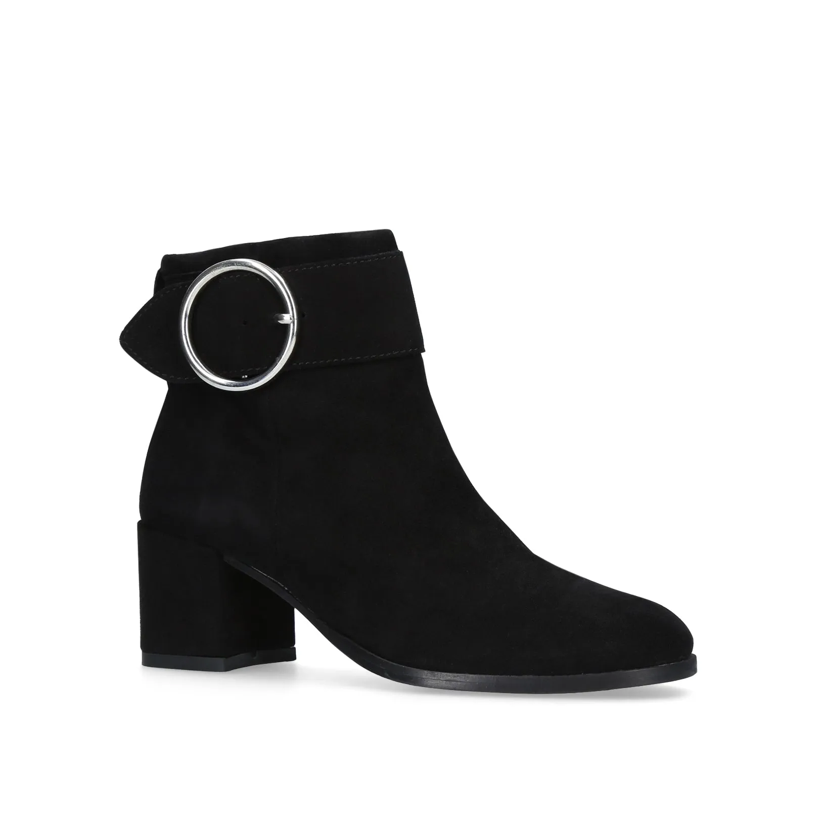 Snore Black Mid Heel