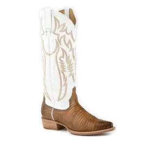 Stetson Tan Women's Toni Teju Snip Toe Boot 4334