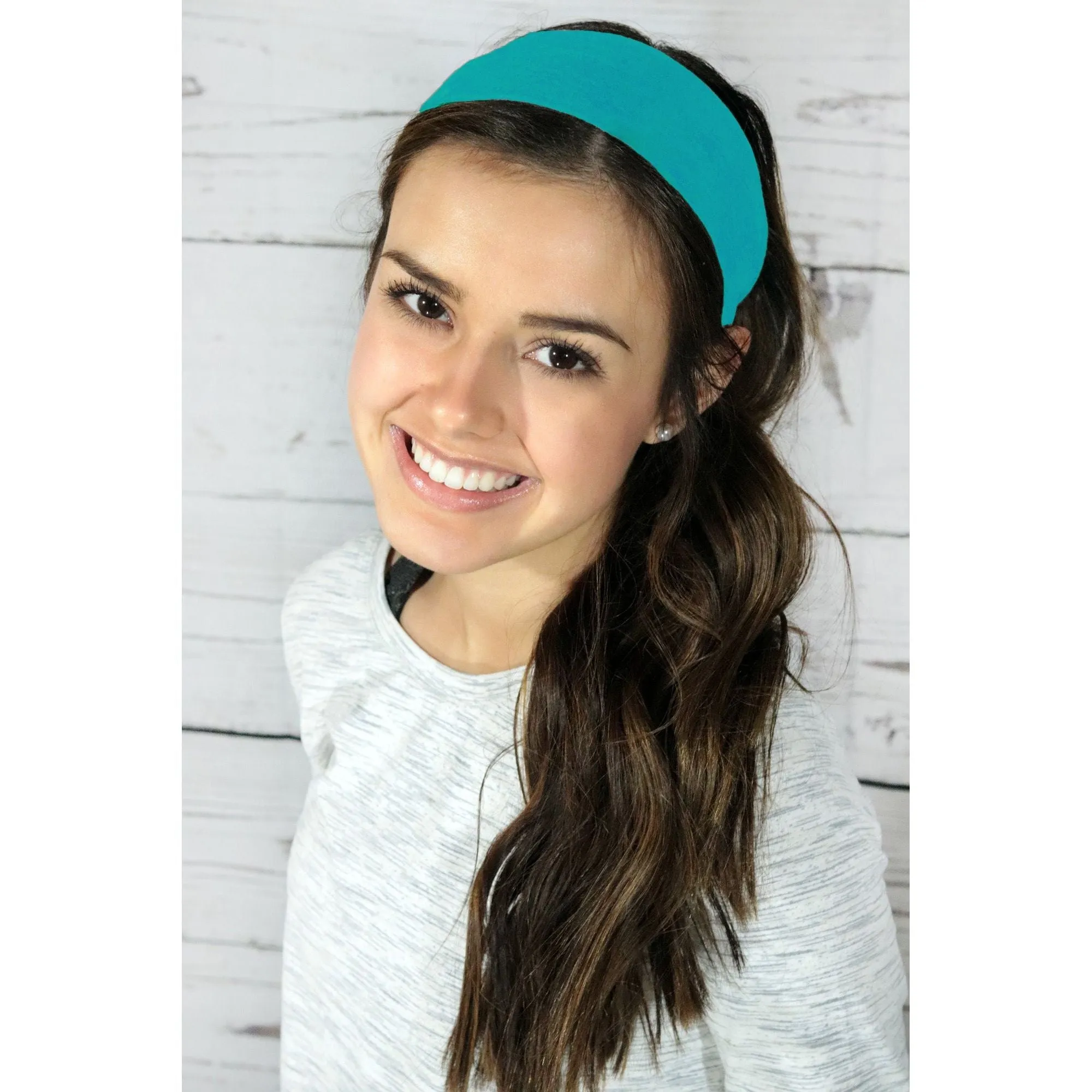 Teal Cotton Headband