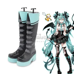 Vocaloid Hatsune Miku Cosplay Rascal the Raccoon x Miku Cosplay Shoes