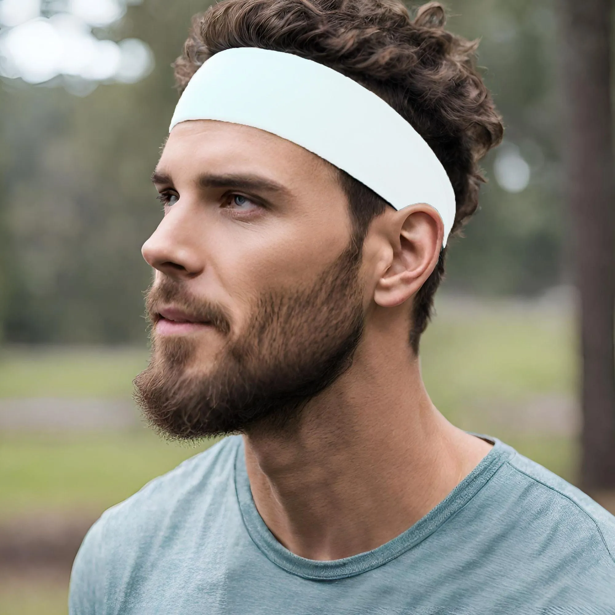 White Cotton Headband