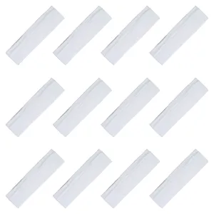 White Cotton Headbands - 12 Pack