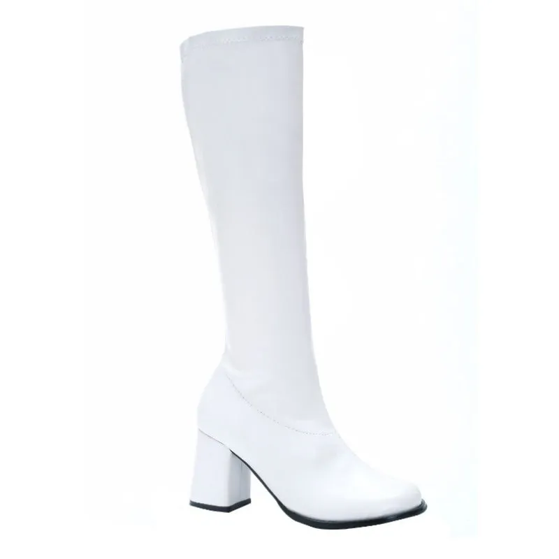 White Go Go Boots - Hire