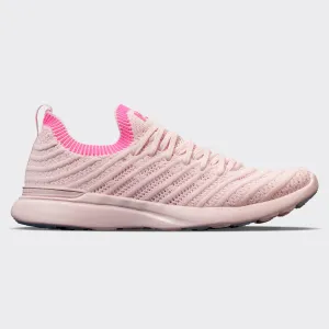 Women's TechLoom Wave Bleached Pink / Fusion Pink / Ribbed