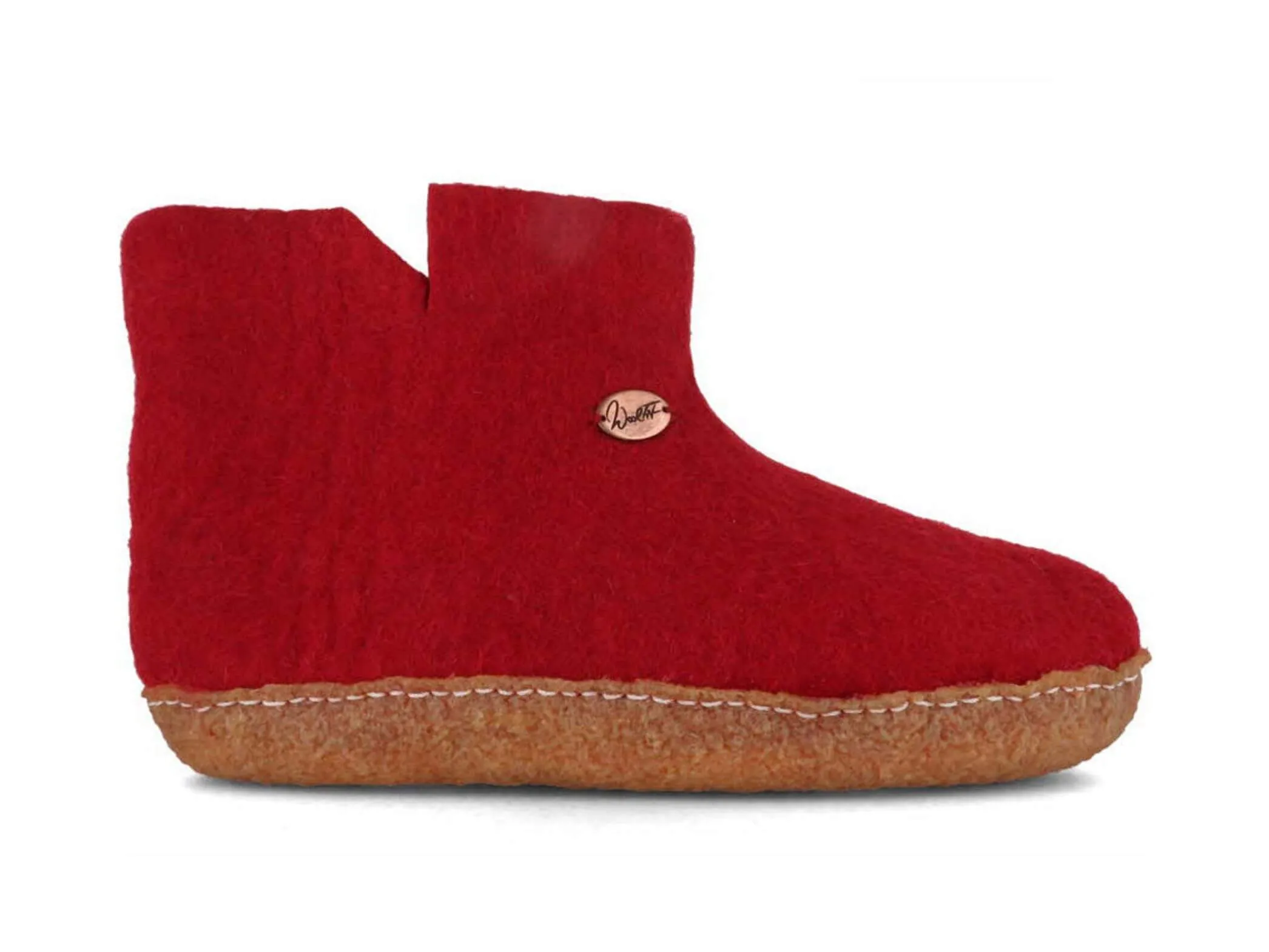 WoolFit Yeti | Felt Slipper Boots with Footbed & Rubber Sole