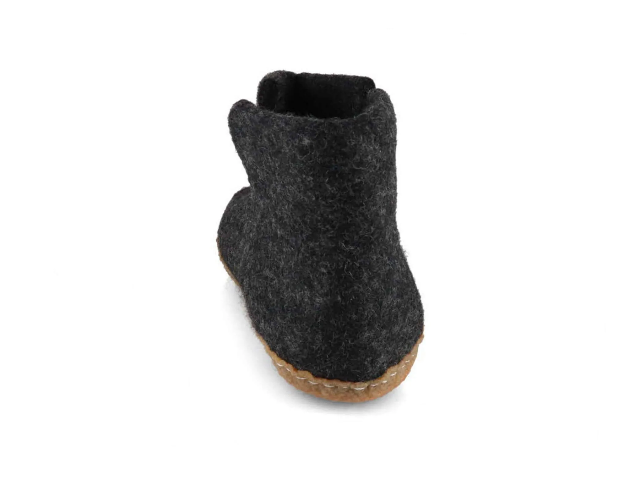 WoolFit Yeti | Felt Slipper Boots with Footbed & Rubber Sole