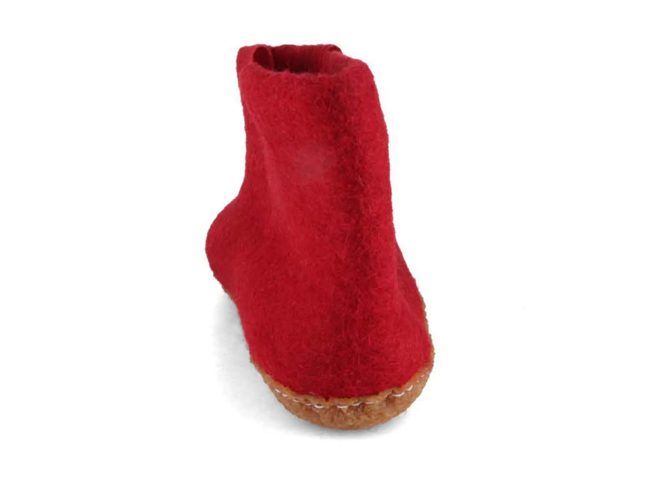 WoolFit Yeti | Felt Slipper Boots with Footbed & Rubber Sole